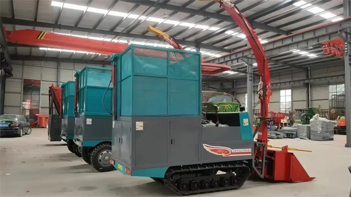 Agricultural Silage Harvester  Powered Crawler Forage Harvester Tractor Driven Farm Feed Machine view 5