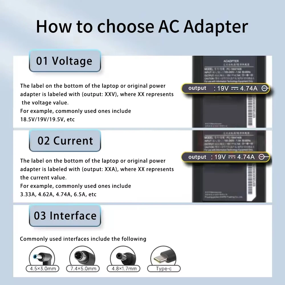19.5V 5.2A 100W 6.5*4.4MM Ładowarka AC Adapter do laptopa Sony VAIO PCG-61511L VGP-AC19V20 VGP-AC19V29 VGP-AC19V31 VGP-AC19V32 33 — zdjęcie produktu 6