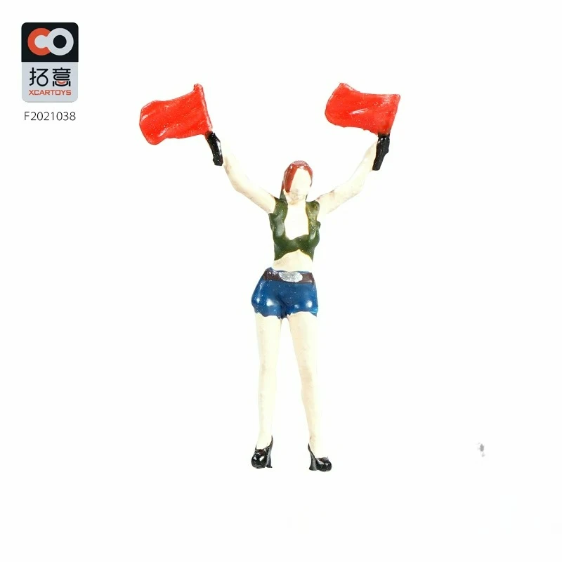 XCarToys 1:64 Figure for diorama and model car display Bunny / RaceStar Girl