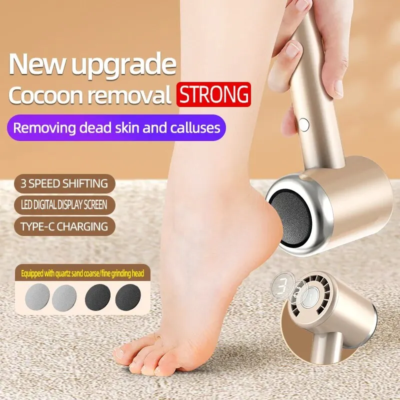 Electric Dusting Grinding Foot Remover Peeling Pedicure Home Grinding Foot Leather Power Display Charging Minor Cocoon Removal