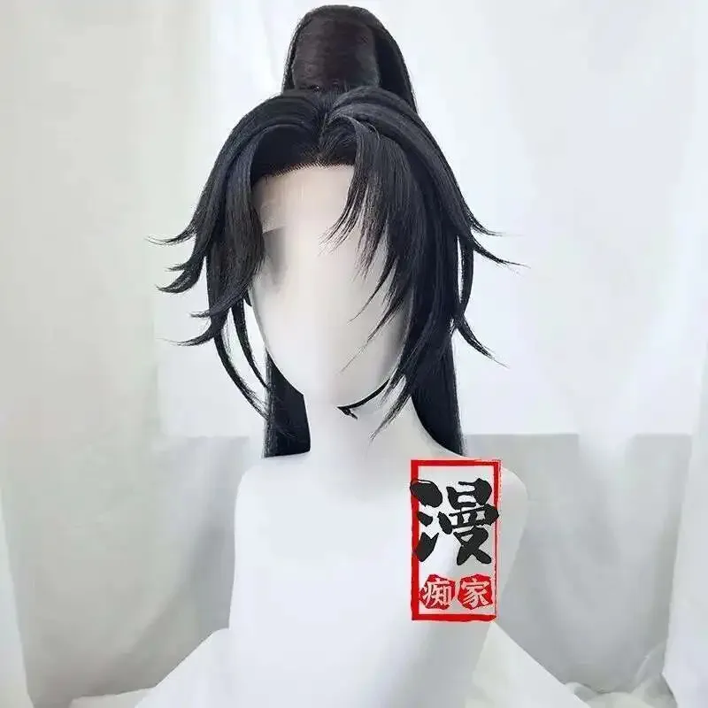 

Парик в стиле DY20Erha Mo Ran Erha And His White Cat Master Chu Wanning, индивидуальный парик, подарки на Хэллоуин, черный парик для косплея Hanfu25