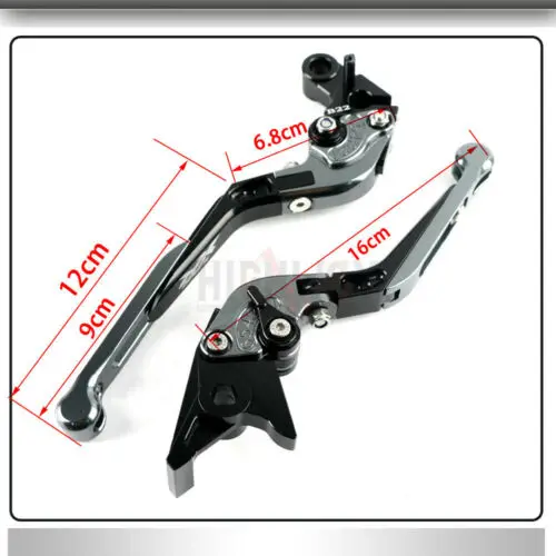 Cnc motocicleta ajustável dobrável extensíveis alavancas de freio embreagem para suzuki gsxr150 GSX-S125 GSX-S1000 f/abs gsxs750 2015-2020