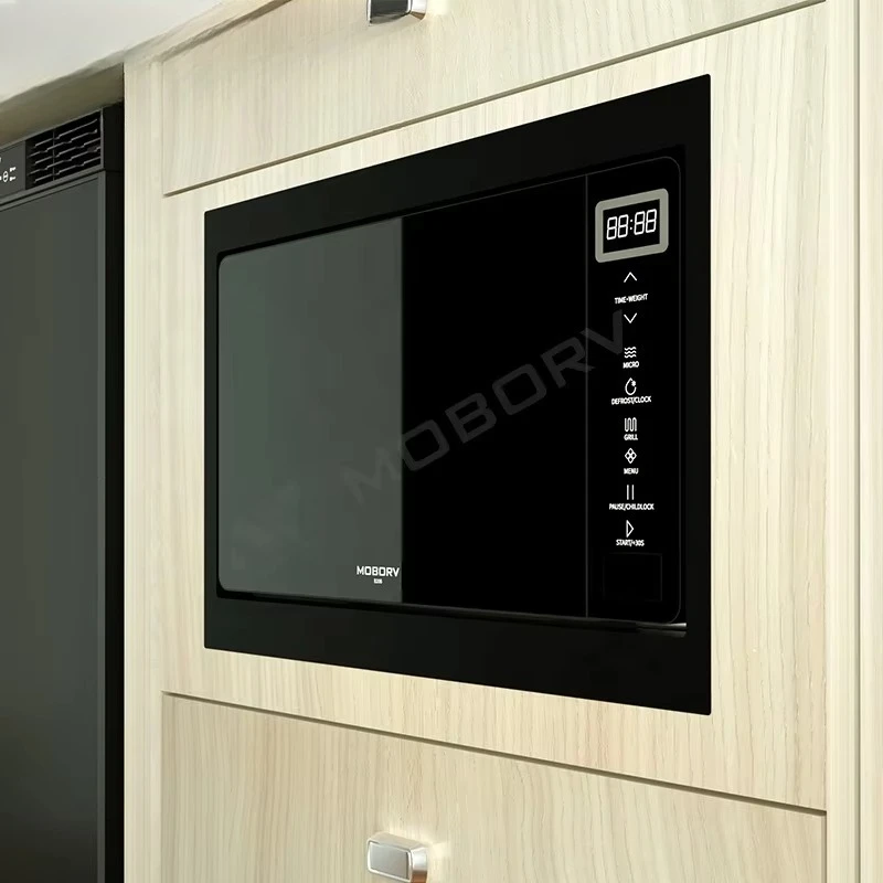 

CE Certified 2025 Induction Microwave Oven with Griller Combo for RV Motorhome Camping Car - Kitchen Appliance Accessory