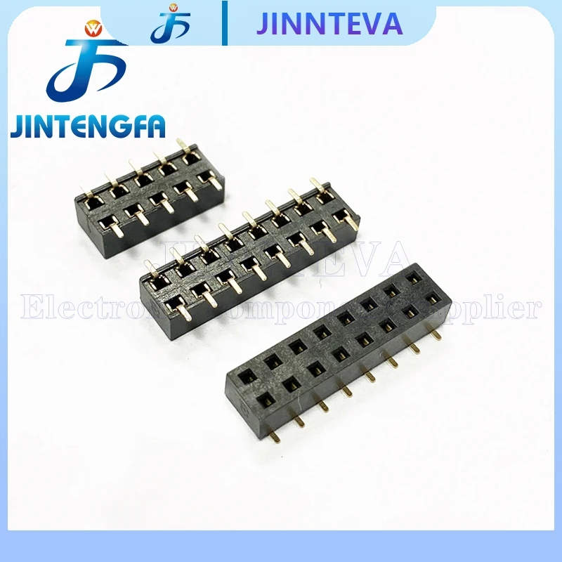 10PCS 1.27mm SMD SMT 2*3-50Pin Double row 3p 4p 5p 6p 7p 8p 10p 12p 15p 20p 40p 50p Male PCB Board Header Connector Strip
