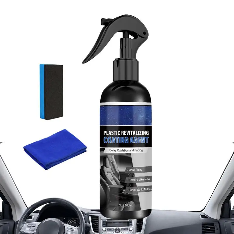 

Car Polish Coating 100ml Car Leather Restore Car Cleaning Polisher Car Polisher Spray For Dashboard Seats Steering Wheel