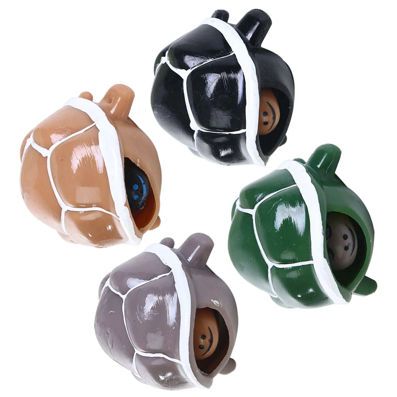 4 قطع من ألعاب تخفيف التوتر على السلحفاة للأطفال والكبار لتخفيف الضغط الحسي والتوحد ألعاب الإجهاد الممتعة والترفيه #2