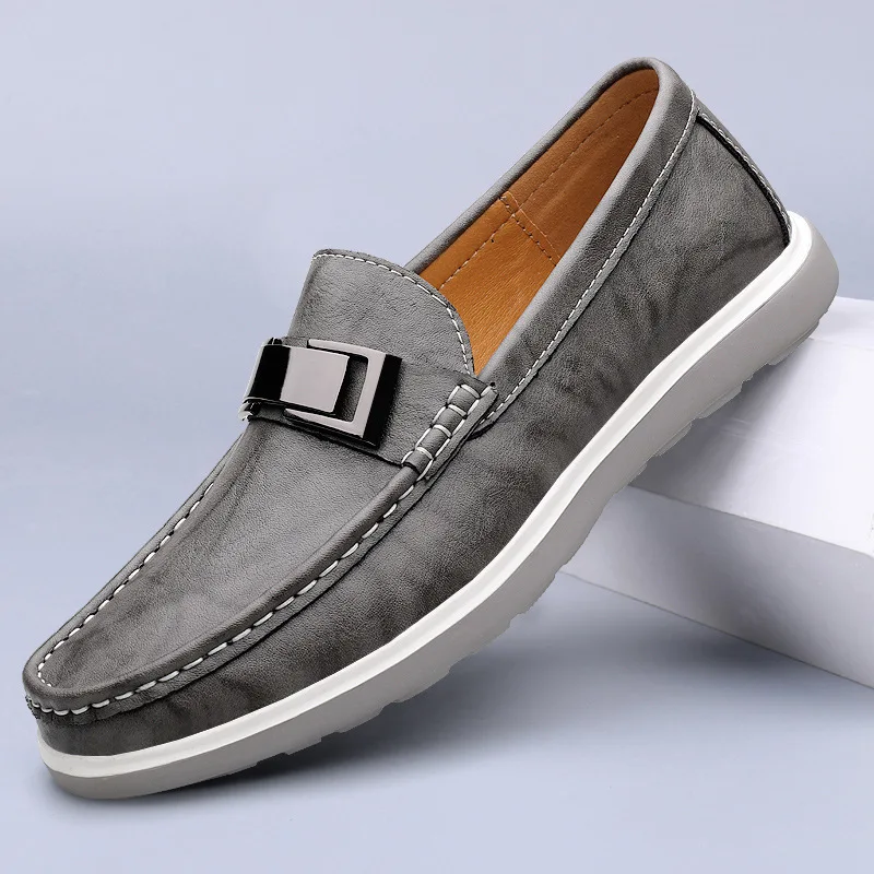 

Comfortable Lightweight Fashionable and Casual Men's Shoes Loafers Business Driving Shoes Formal Flat Heels New Plus Size 38-45