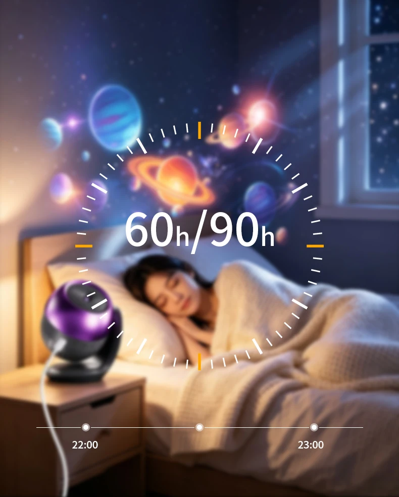24-IN-1 LED Night Light Galaxy Projector Starry Sky Ocean Festival Projector Night Lamp For Room Decorative Children Kids Gift