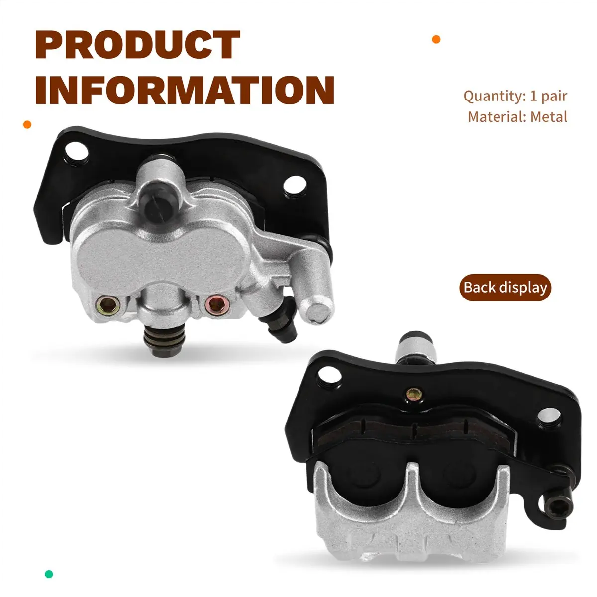 @new 5B4-2580T-01-00 Brake Caliper 5B4-2580U-01-00 for 450 660 700 YXR450 YXR660 YXR700 Motorcycle Accessories