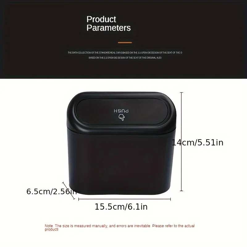Car trashcan door hanging multi-functional storage bucket Car trashcan is suitable for BMW Toyota Nissan Honda storage bucket st