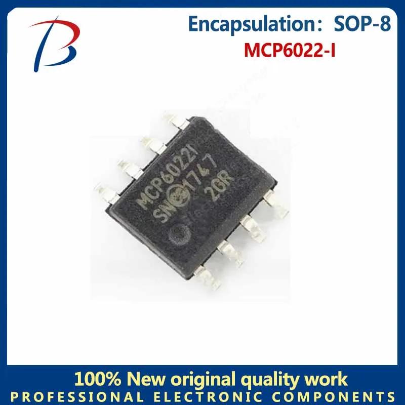 

10PCS MCP6022-I Silk Screen MCP6022I package SOP-8 general purpose operational amplifier