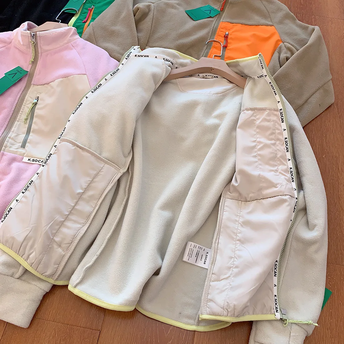 Unisex Outdoor Fleece-Jacke für Paare, Geeignet für Felsklettern, Wandern, Camping, Angeln, Bergsteigen, Reisen und Sport – Detail 6