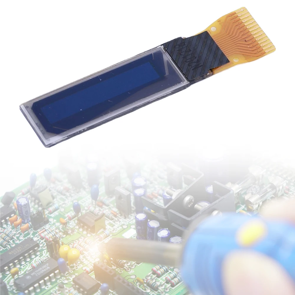 4Pcs 0.69Inch OLED Display Module 96*16 OLED Display LCD Screen Board I2C Interface for DIY Kit