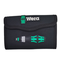 WERA 05051040001 17Pcs Portable Ratchet Screwdriver Set with Removable High Anti-corrosion Bit Set and Storage Bag Hand Tools