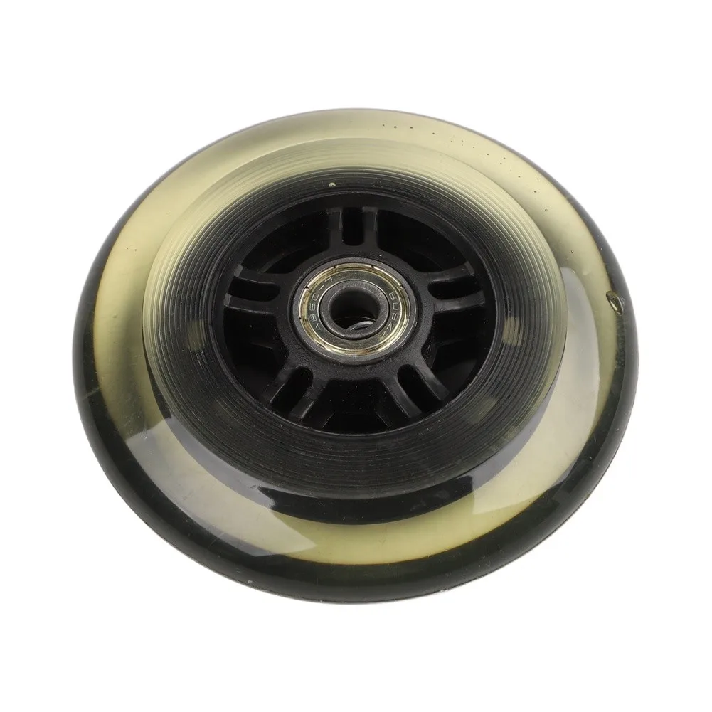 High Elasticity Rollers 100mm PU Wheels Imported Polyurethane Material Noise-free Operation Replacement Wheels For Scooters