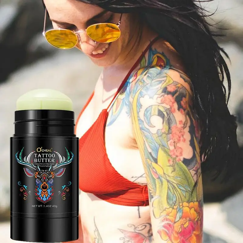 Tatuaggi crema Aftercare cura rinfrescante tatuaggi balsamo 40g Aftercare Brightener vecchi tatuaggi crema ingredienti naturali lozione