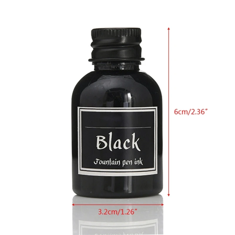 Mực bút đầy màu sắc nguyên chất 30ml Nghệ thuật thư pháp Viết chữ ký Phụ kiện Sử dụng tại nhà