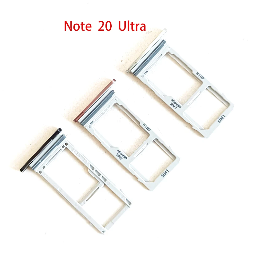 

10 шт., двойной лоток для SIM-карты, держатель Micro SD Nano для Samsung Galaxy Note 20/Note 20 Ultra
