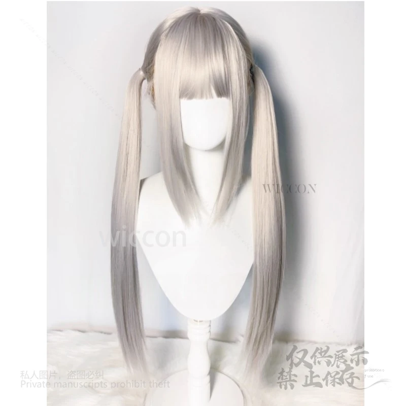 Anime Duivel Knop Kat Leuke Schattige PU Leer Y2k Zwarte Jurk Pruiken Jirai Kei Stijl Rollenspel Cool Sexy Cosplay Kostuum Vrouwen