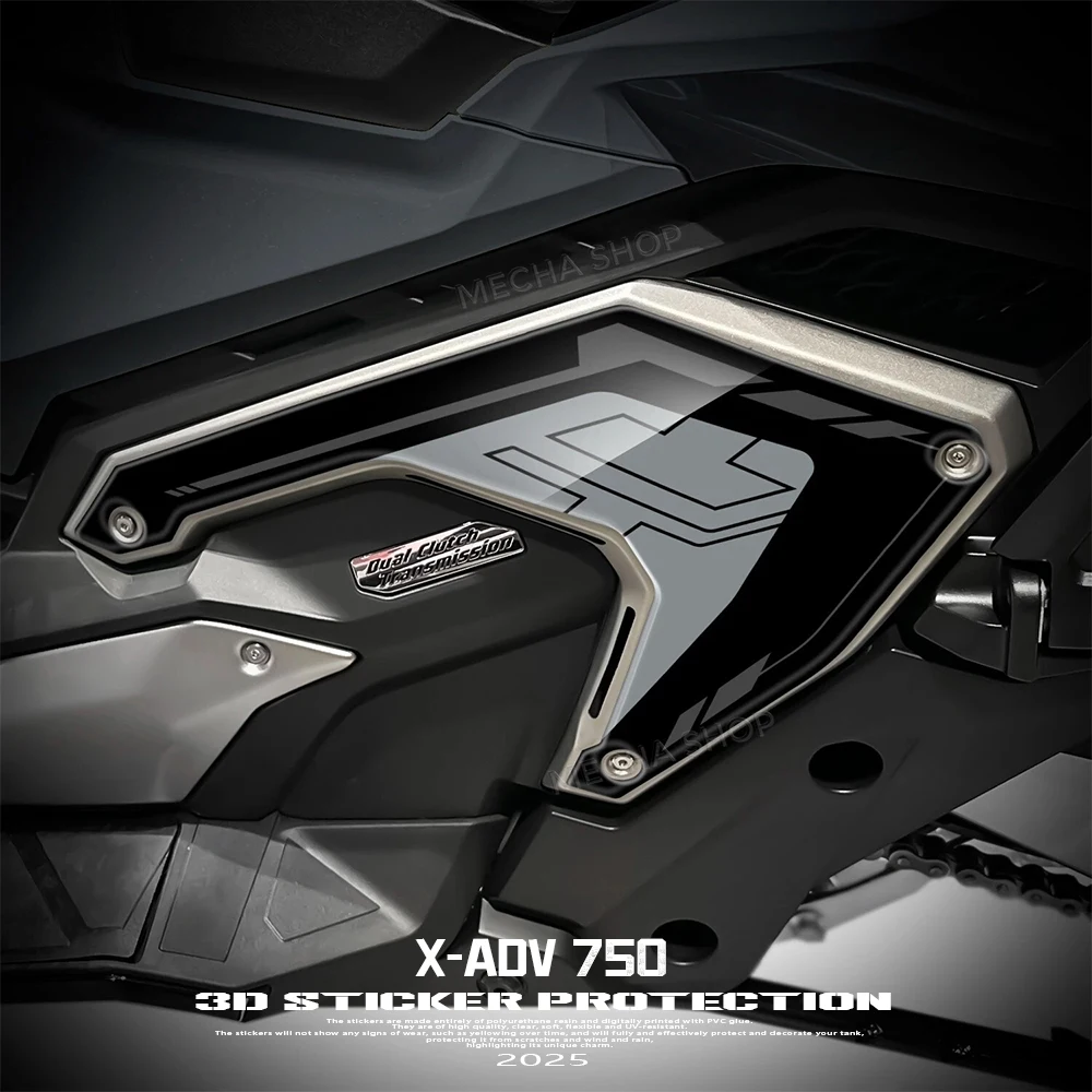 

For X-ADV750 2025 XADV 750 2021- Sticker Motorcycle 3D Epoxy Sticker Protection Heel Protector Stickers Kit