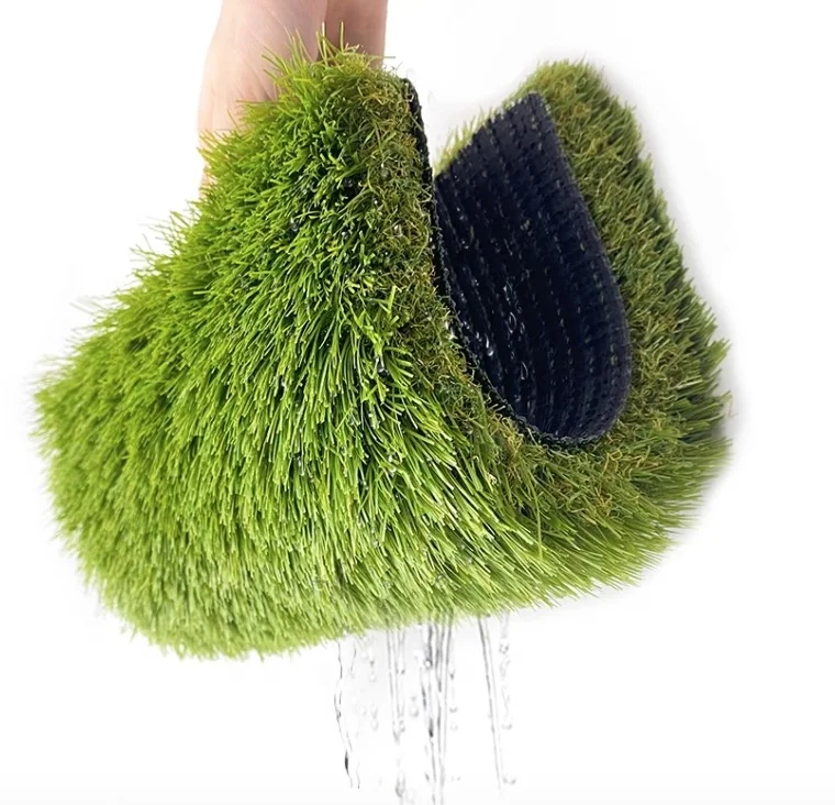 2026 Artificial Grass Synthetic Turf Plastic Green Lawn Mat Landscaping Rug Custom Density