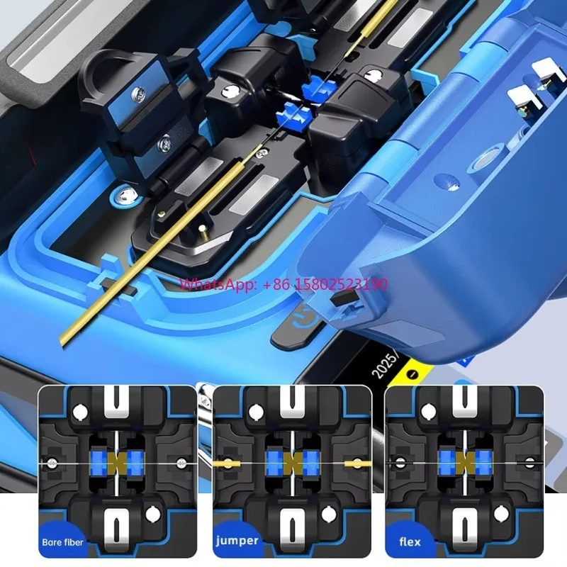 

K6 High Precision 6 Motors ARC Optical Fiber Fusion Splicer Single Mode Fiber Fast Splicing 6 Sec Core Core Alignment