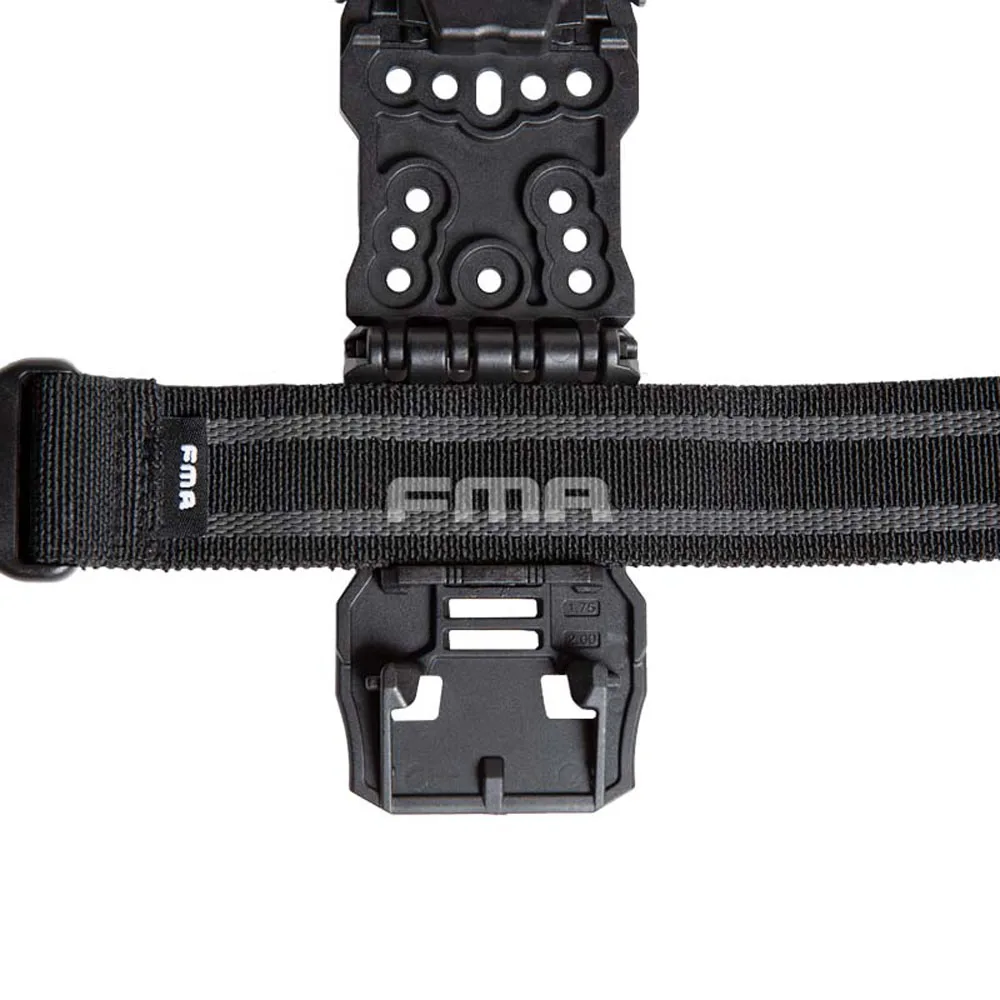 Tactical Training FMA Jacket Slot Leg Strap Adaptador, Assist Acessório, Dual Release Belt Loop