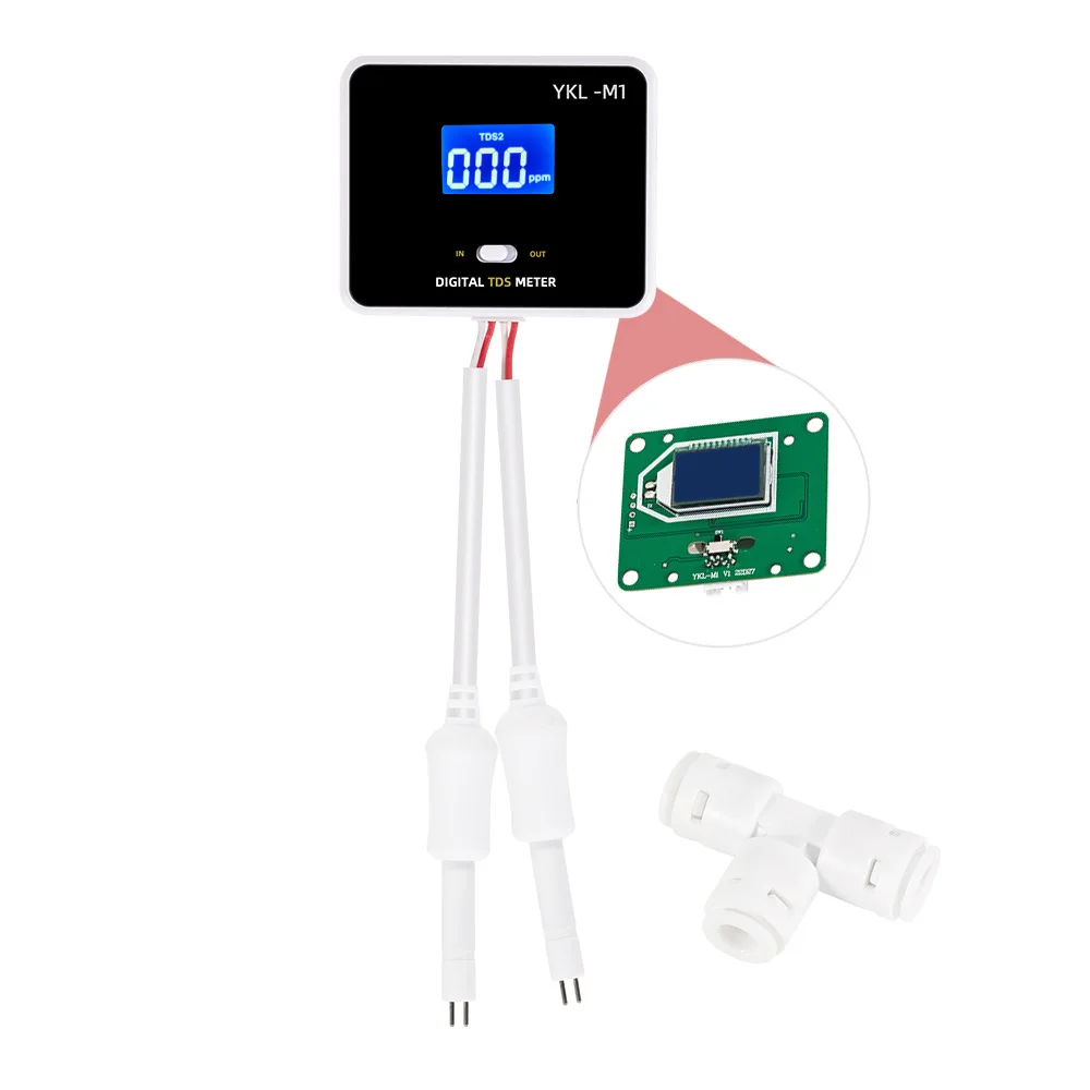 TDS water quality detection probe titanium alloy probe high-definition digital display dual quick connect quality detection