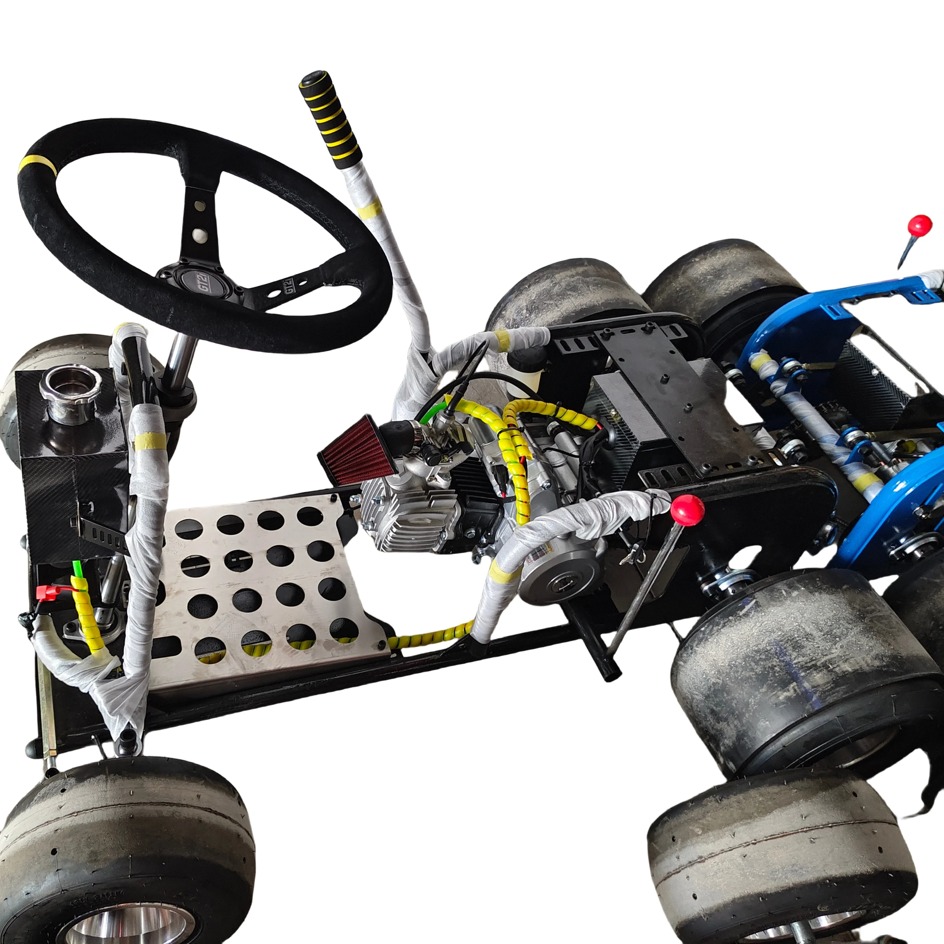 Triciclo Invertido Deslizante de PVC, Carro de Derrape de 3 Ruedas, Triciclo Eléctrico, Scooter Eléctrico de 150W, Llantas Satilik, Kart