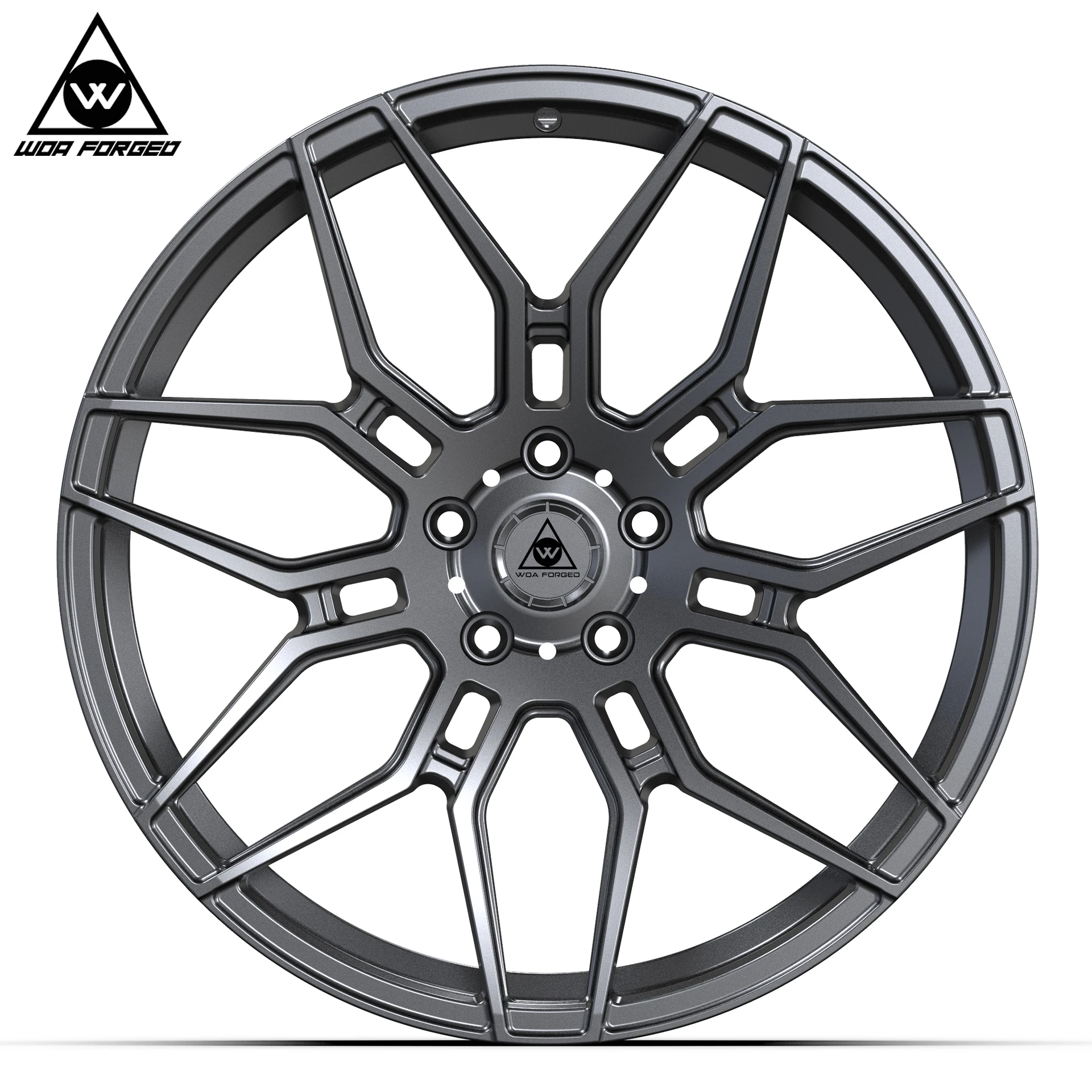 تخصيص 6061T6 جودة عالية متعددة الشريط مخصصة عجلات الألومنيوم مزورة 5 حفرة متعددة تكلم 16-24 بوصة 5x112 6061-T6 5 سنوات