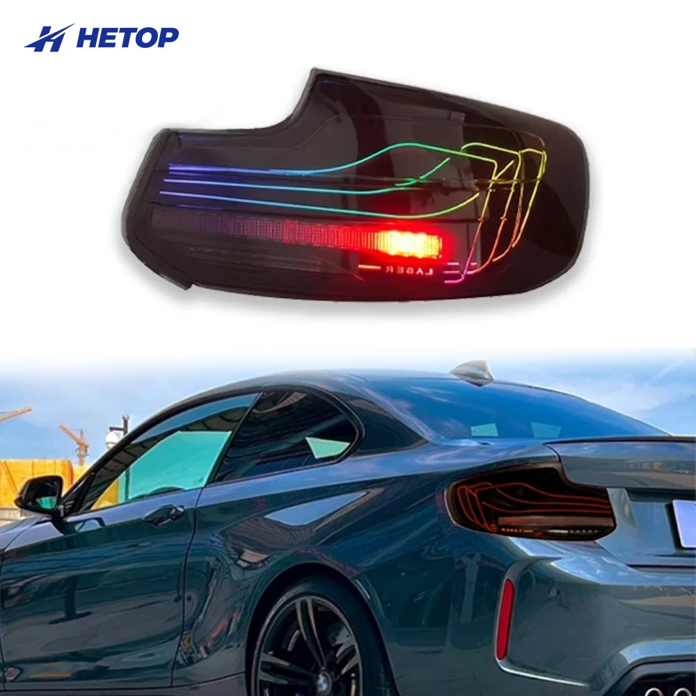 

Задние фонари HETOP 2 Series F22 2014-2021 CSL RGB LED DRL: Модифицированные стоп-сигналы и фонари заднего хода для BMW (автозапчасти)