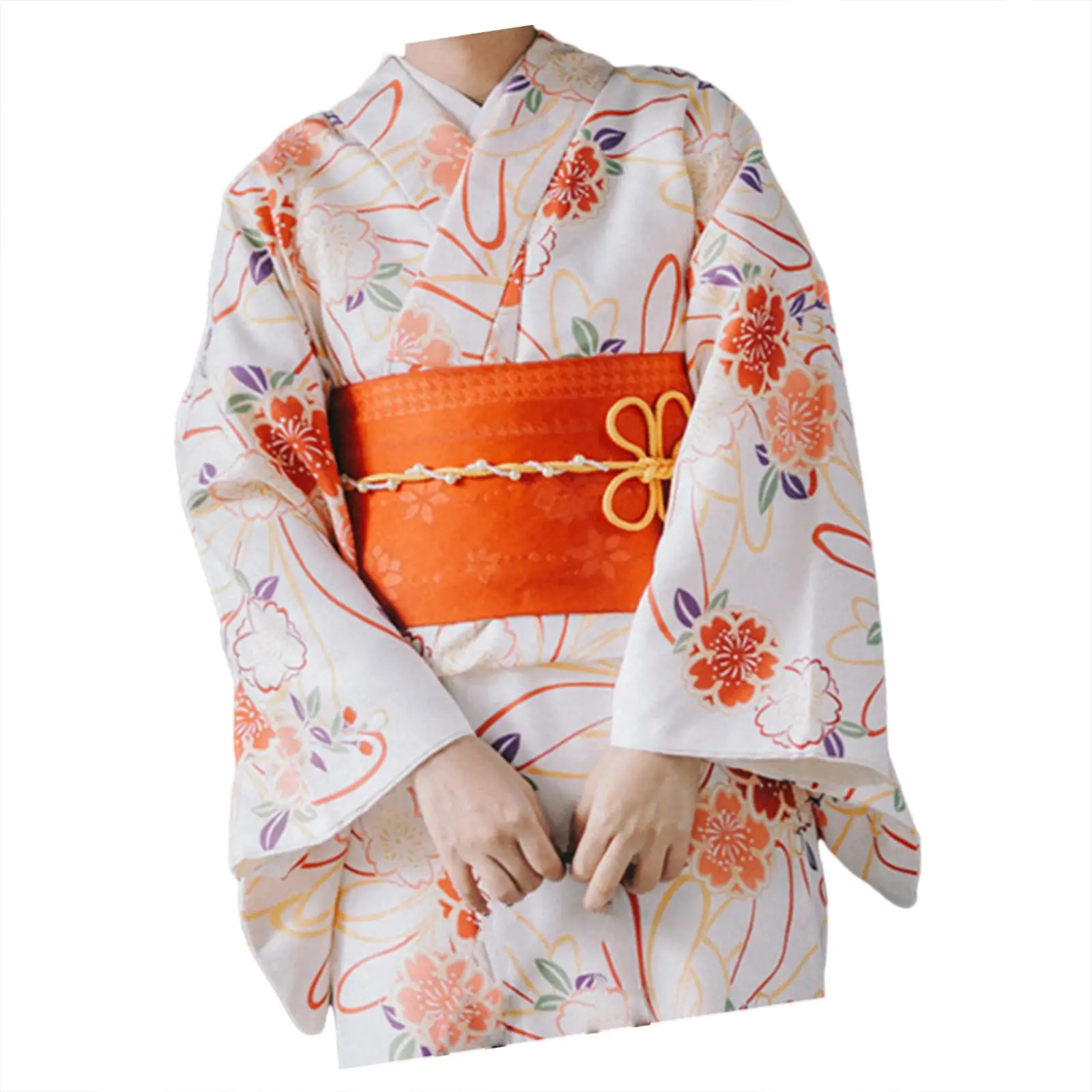 Women's Japanese Kimono Japanese Bathrobe Kimono Maxi Traditional Sleepwear for