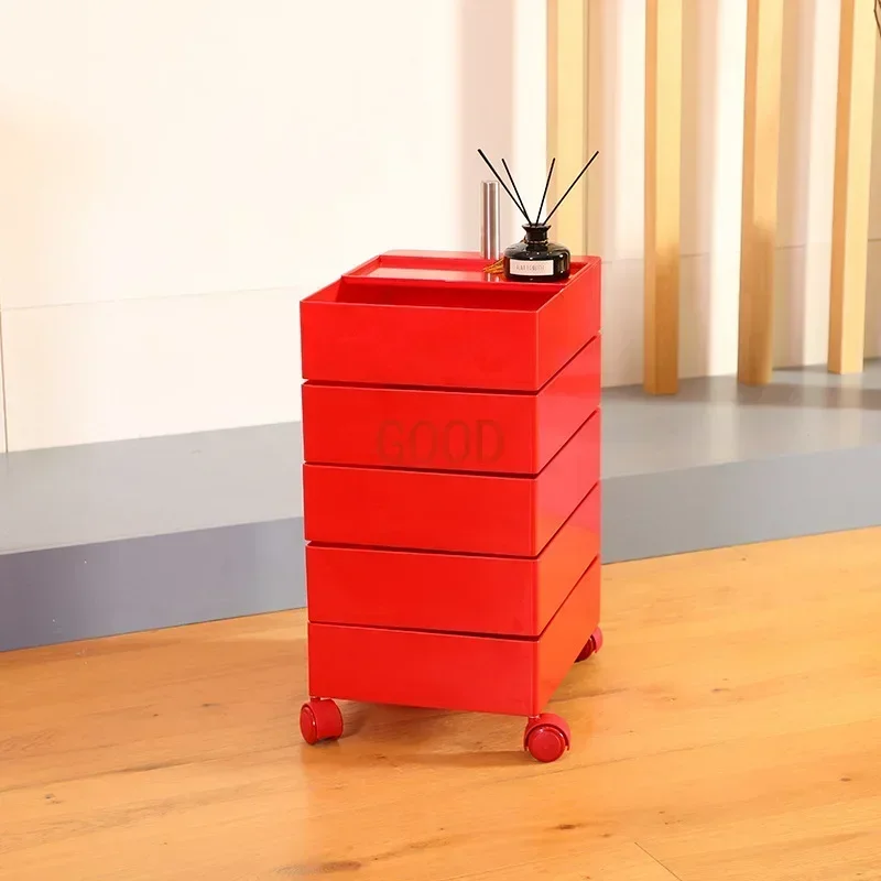 

TAO K-STAR 360 Rotating Cabinet Movable Bedside Table Sofa Side Cabinet Locker Simple Drawer Cosmetics Storage Cabinet New 2024