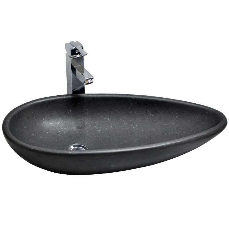 

Художественный креативный каменный умывальник, уличный умывальник для балкона, бассейн, сад, бытовой настольный умывальник