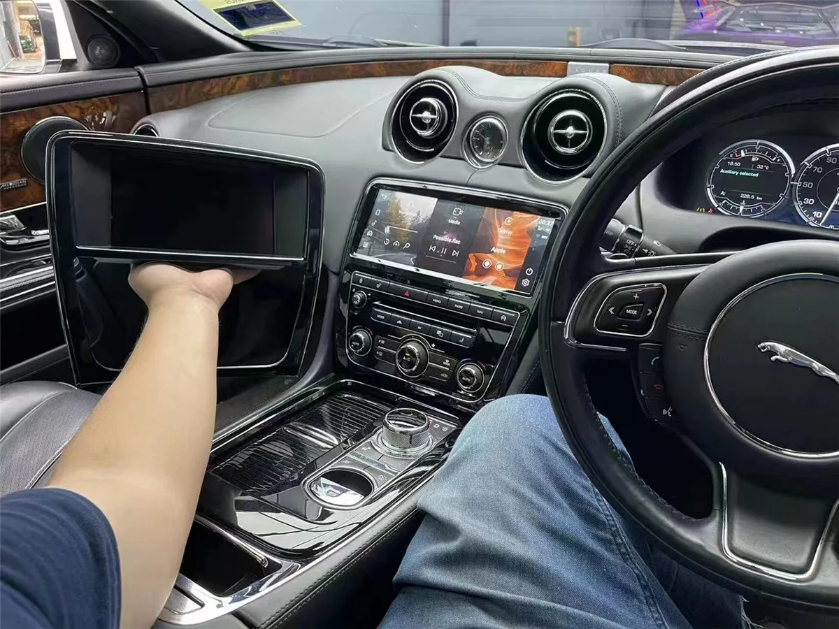 สําหรับ Jaguar XJ 351 2009 - 2018 Android รถวิทยุ 2Din สเตอริโอ Autoradio 12.0 เครื่องเล่นมัลติมีเดีย GPS Navi หน่วยหน้าจอ