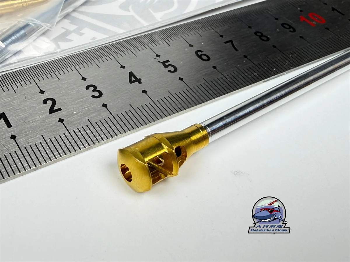 1/35 Scale Metal Barrel Muzzle Brake Shell Kit for Tamiya 35254 M26 Pershing Tank Model Kit CYT353