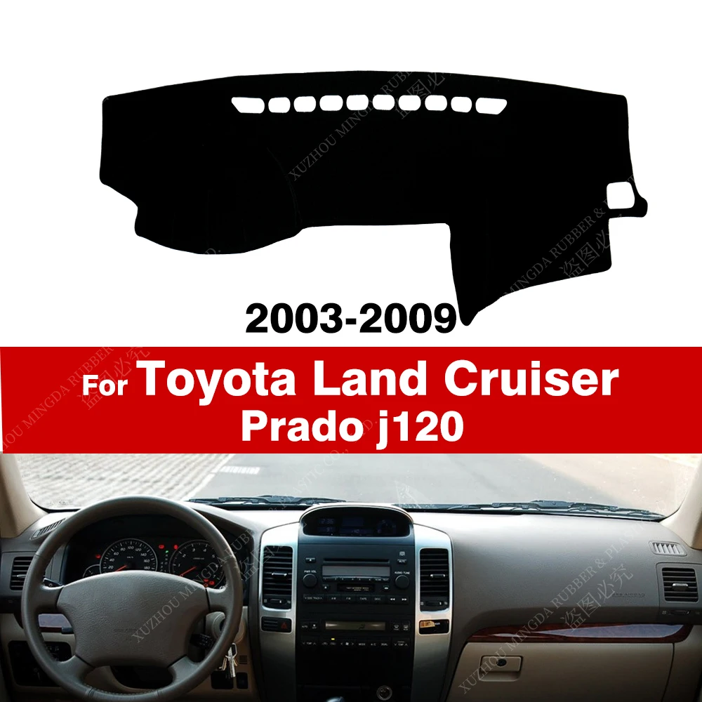 車のダッシュボードカバー,車のアクセサリー,ドライブマット,トヨタランドクルーザーj120,2003, 2004, 2005, 2006, 2007, 2008, 2009