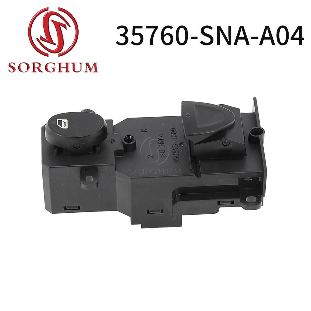 

SORGHUM 35760-SNA-A04 For Honda Civic VIII Front Right Side Power Window Switch Button 35760SNAA04ZA 35760SNAA12ZA 35760SNAA02ZA