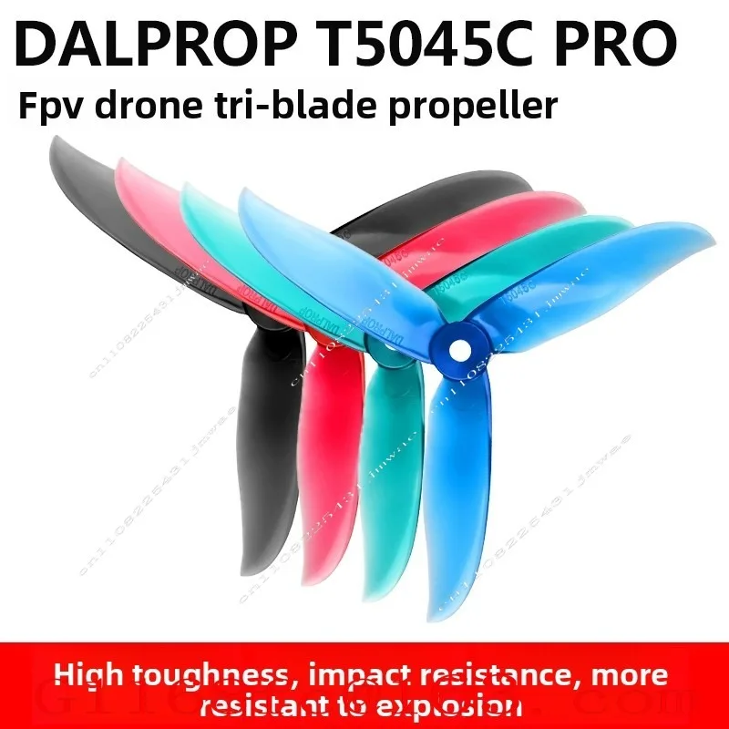 4pcs Suitable for DALPROP T5045C PRO Crossover Drone Three Bladed Propeller Explosion Resistant 4-axis Multi Rotor