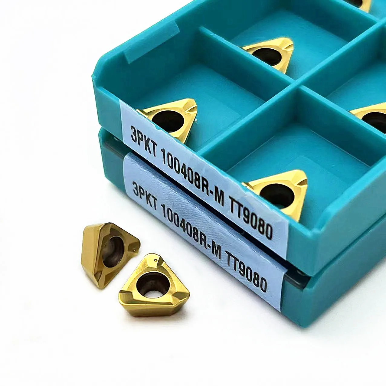 High Quality Stainless Steel 3PKT100408R 3PKT150508R M TT9080 Lathe Carbide Insert Tool 3PKT 100408R 150508R Hard Alloy Blade