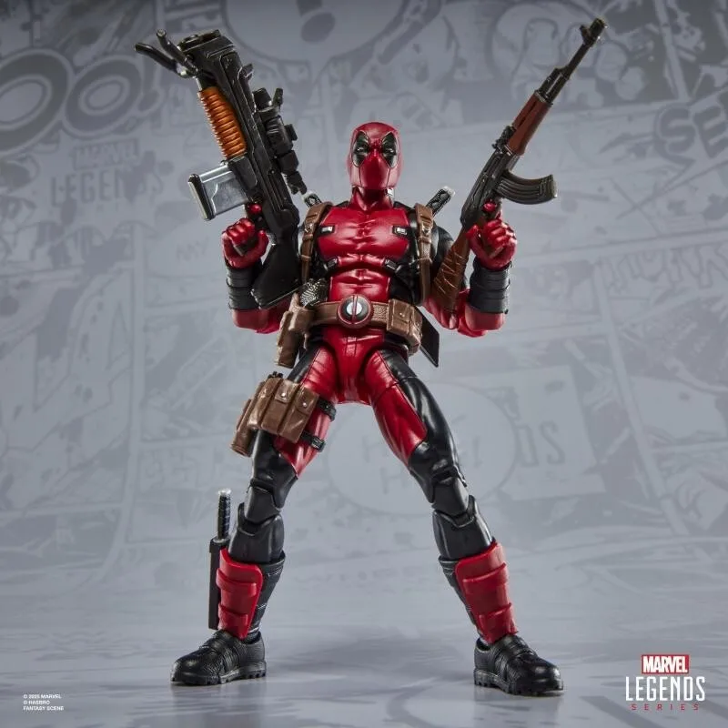 Hasbro Original Marvel Legends Maximum Series Deadpool 6-inch Scale Action Figure for Boys Girls Gift Collectible Model view 3
