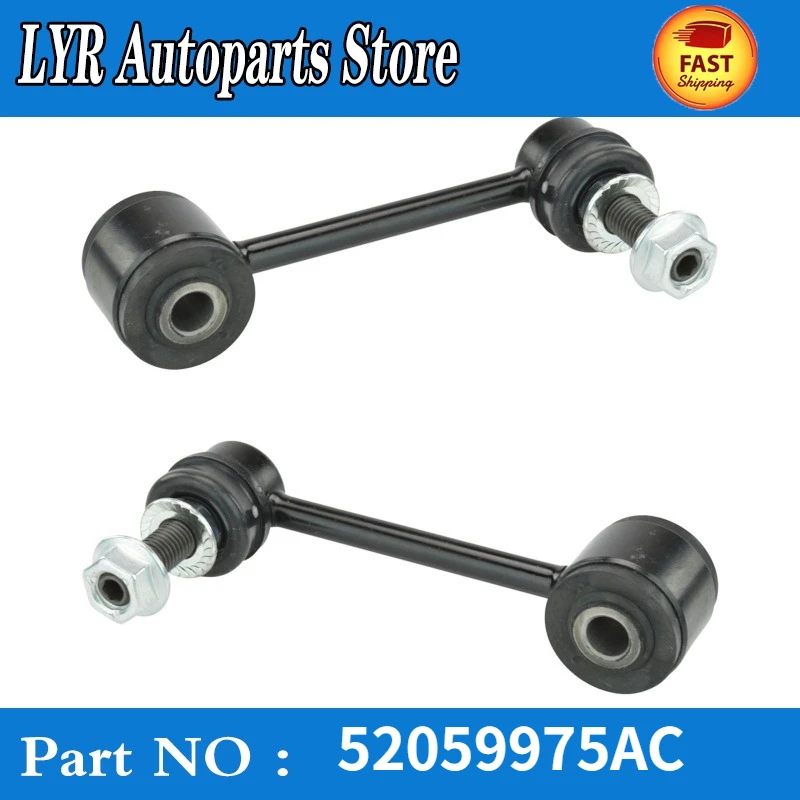 Original high quality Sway Bar Links Set of 2 Front for Jeep Wrangler JK 2018 52059975AC V2059975AC Pair car accessories