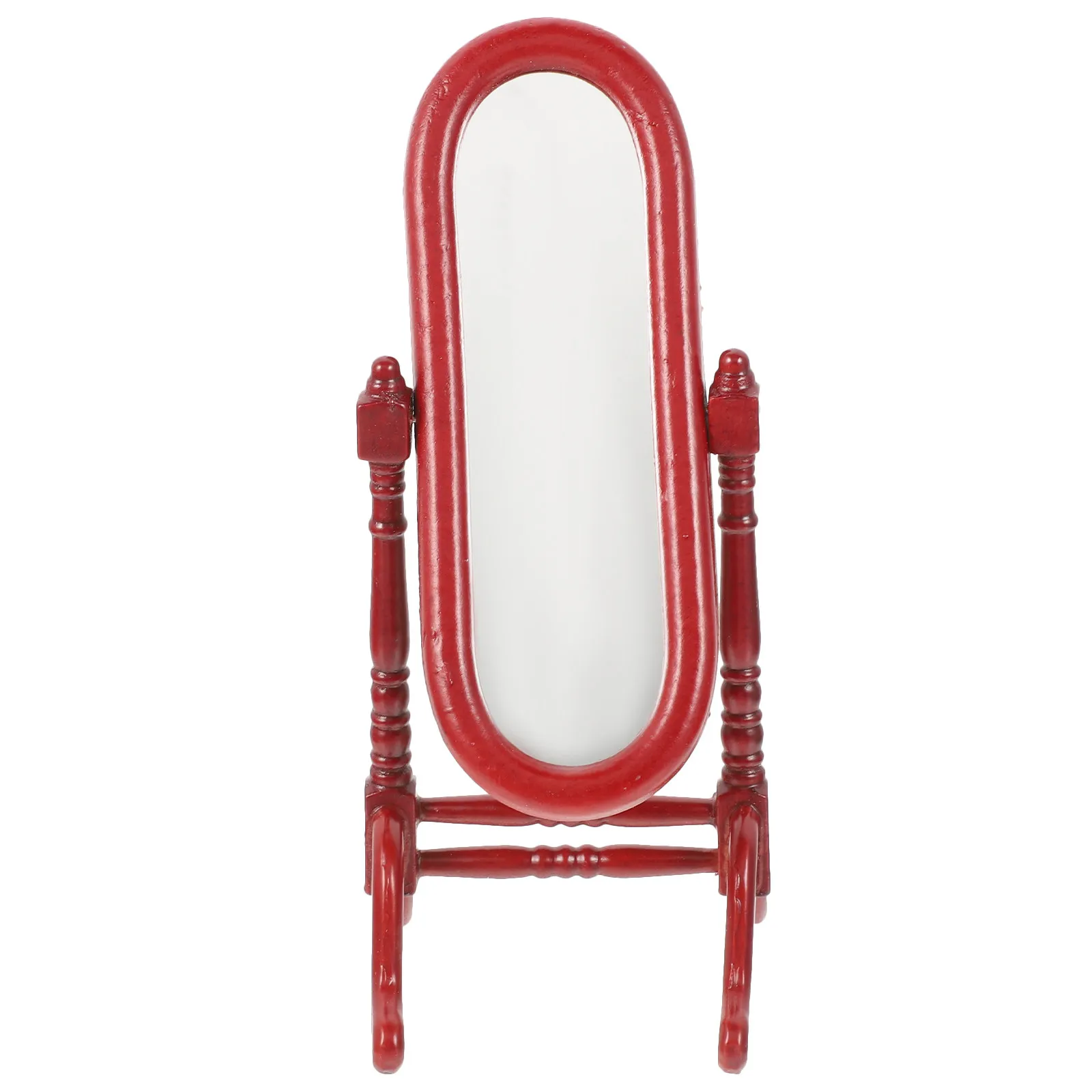 

Miniature Dressing Mirror 1 12 Scale Simple Color Mini House Bedroom Decor Tiny House Mirror Miniature Furniture Accessory