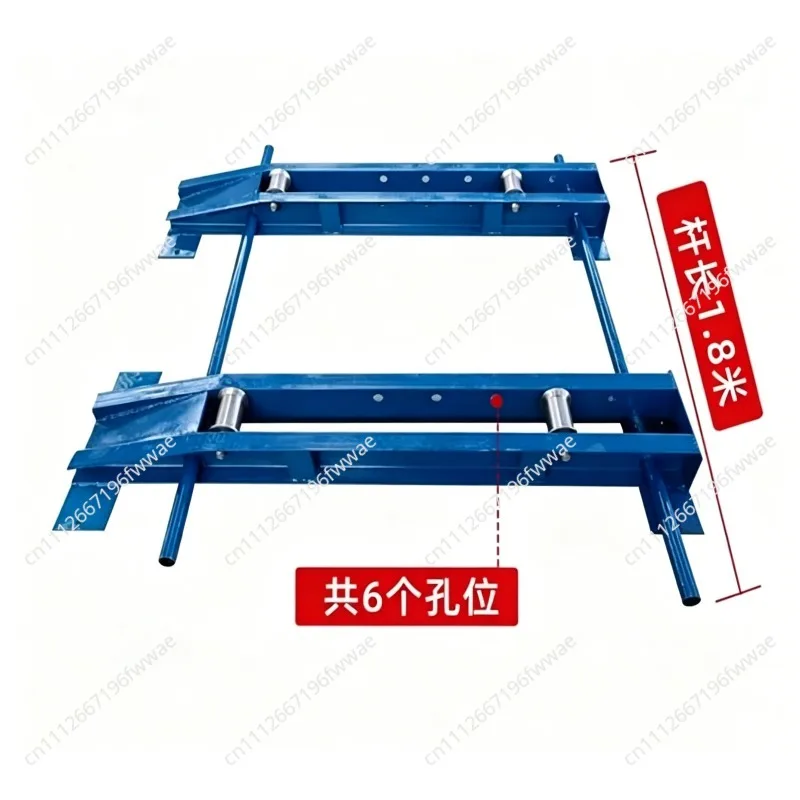 3T Portable Cable Reel Stand Small Steel Wheel Portable Horizontal Cable Reel Tool