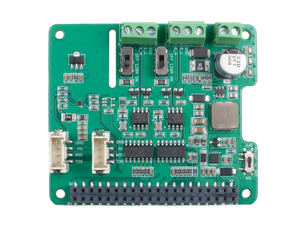 1pcs 103990563  Raspberry Pi Raspberry Pi dual channel CAN-BUS (FD) vehicle bus expansion board Expansion Board Development