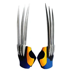 New Movie Deadpool 3 Wolverine Cosplay Wolf Claws James Howlett Weapons Halloween Costumes Carnival Plastic Props 38CM Gloves