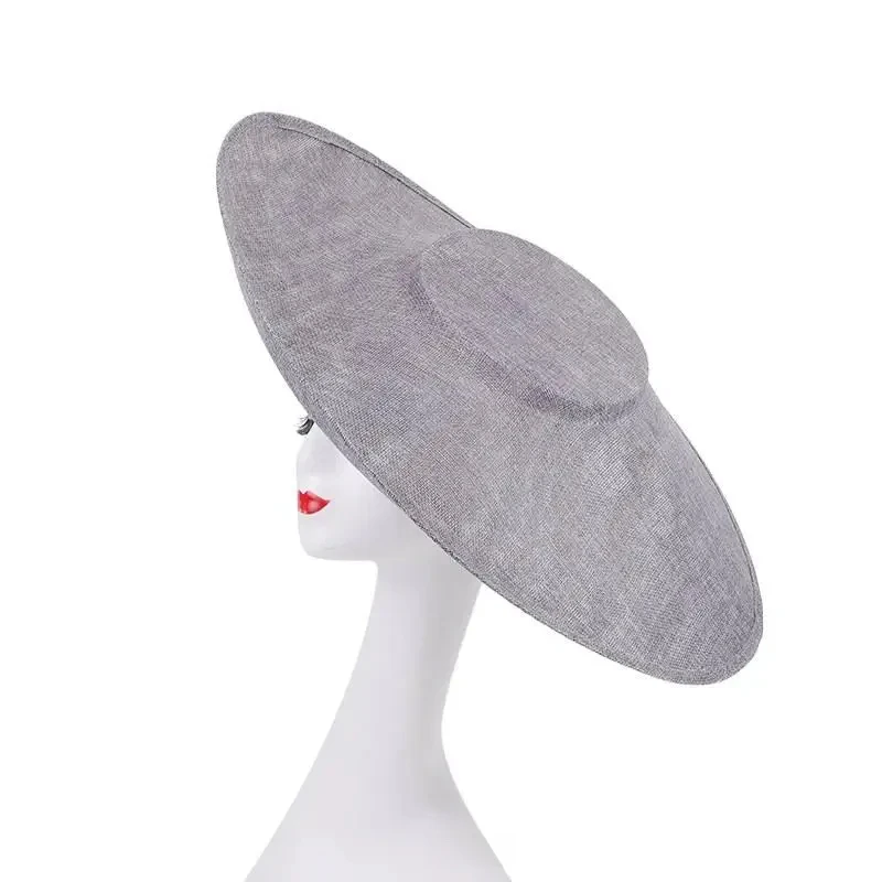 Retro diy Bridal Headwear Studio Photography Top Hats Tea Party Hourse Racing Banquet Hair Accessories Large Brim Hat Base