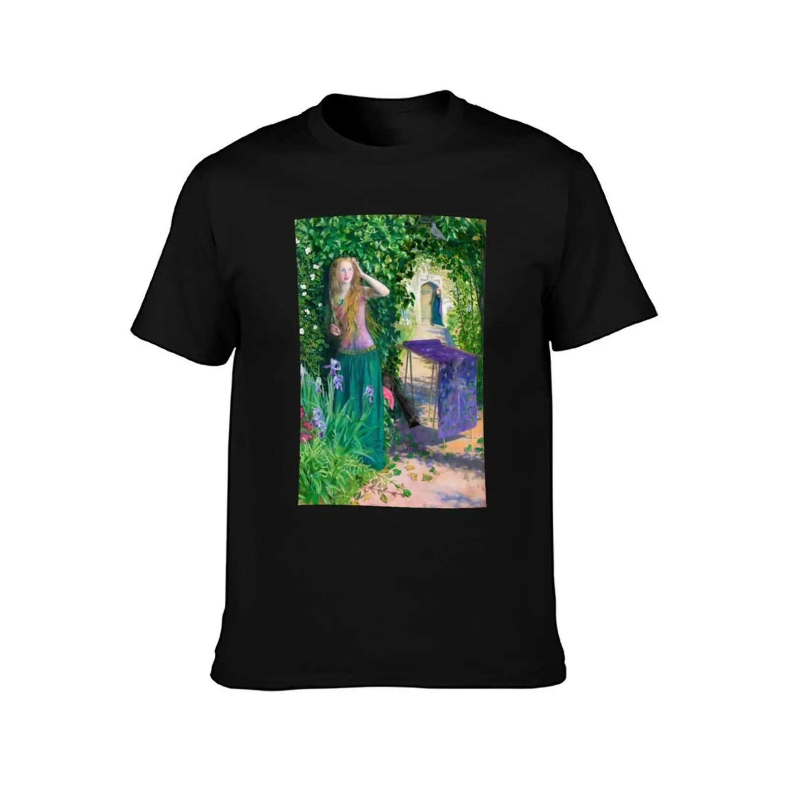 Similar to pre-Raphaelite, Arthur Hughes, Rosamund T-Shirt, Summer Casual Cotton Tee, Oversized Streetwear Tops, 100% Cotton
