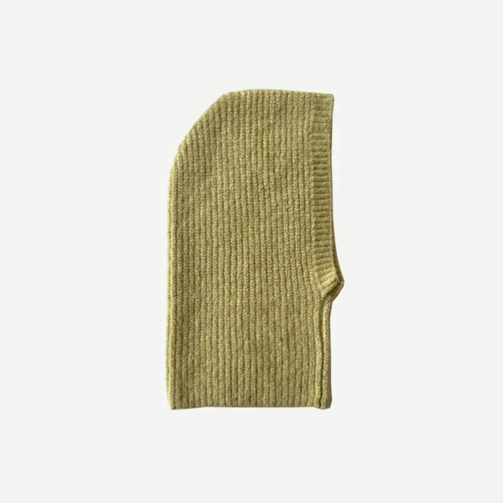 Simple Alpaca Wool Balaclava Hat Wool Blend Fleece Earflap Hat Thickened Soft Winter Cap Winter/Autumn