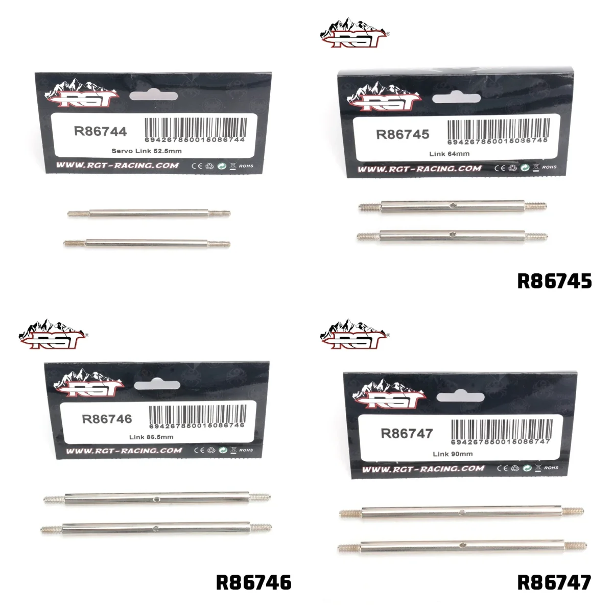 RGT Original Accessories Link R86744 R86745 R86746 R86747 for EX86130 EX86160 1/10 Electric Remote Control Model Car